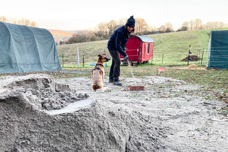 Eine Fuhre Sand